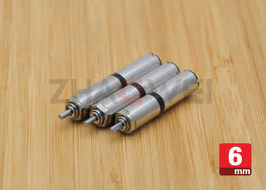 Micro DC Ditujukan motor Diameter 6mm 3V / Kecil Rendah rpm Motor Listrik