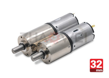 12V 32mm Tinggi Torsi Listrik DC Ditujukan motor Dengan Planetary Gearbox, standar ROHS ISO