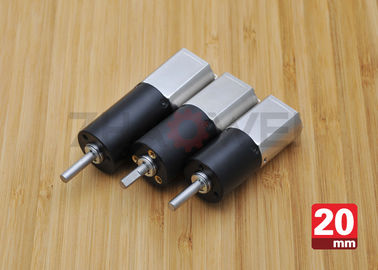 Plastik 12V DC gear motor Dengan output 1.0-3.0W Untuk Hair Curler / Respirator