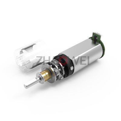 6VDC Encoder Micro Gear Motor 218rpm Brushless Untuk Gerbang Otomatis