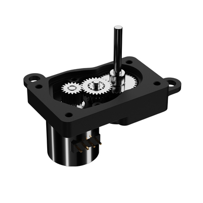 12 Volt Worm Drive DC Motor Sudut Kanan Untuk Peralatan Medis