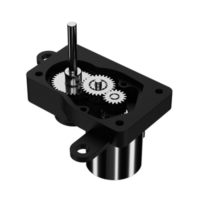 12 Volt Worm Drive DC Motor Sudut Kanan Untuk Peralatan Medis