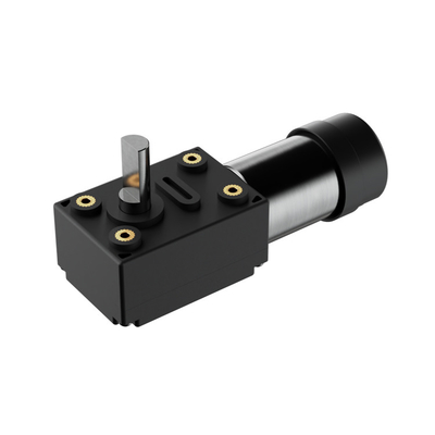 Micro Dc Worm Gear Motor 24v untuk peralatan komunikasi