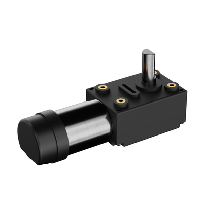 Micro Dc Worm Gear Motor 24v untuk peralatan komunikasi